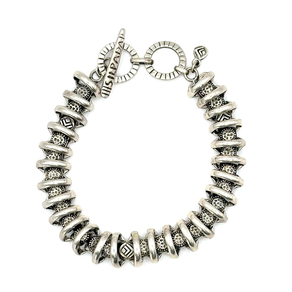 Silpada Retired B2091 Sterling Silver Arrowhead Toggle Bracelet